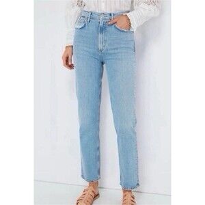Agolde Size 24 Blue Lyle Mid Rise Skinny Slim Pencil Jeans Indie Core